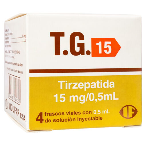 TG 15mg 4 Ampolas Tirzepatida