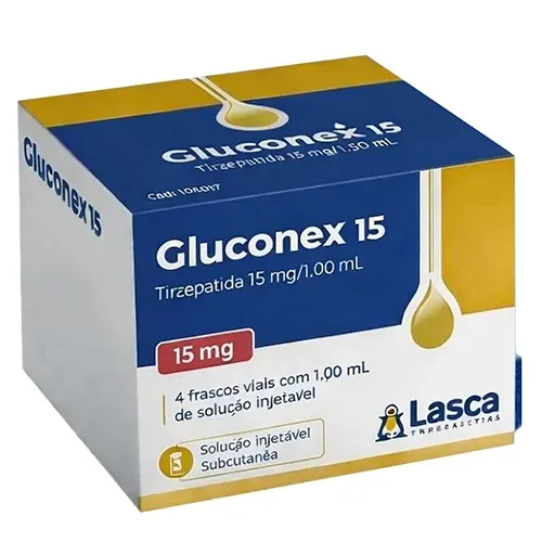 GLUCONEX 15 MG 4 AMP